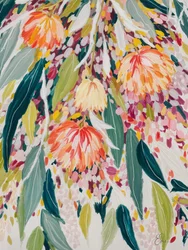 Levende blomsterkaskade
