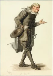 Portrett av Monsieur Loyal, ca. 1870 (akvarell)