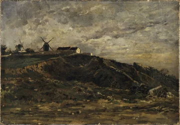 Vindmøllene på Montmartre; nordsiden