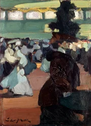 På et ball, 1905.