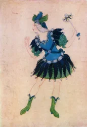 Design for kostymet til Momus i operaen Phebus og Pan