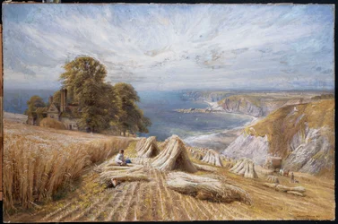 Høsting på sørkysten, 1869