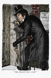 Scene fra The Strange Case of Dr Jekyll and Mr Hyde av Robert Louis Stevenson, 1927