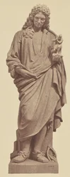 [quot;Coysevoxquot;, statue av Jules Droz, dekorasjon av Louvre, Paris]