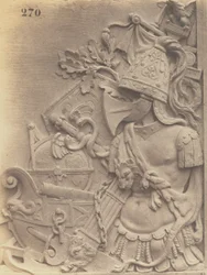 [Dekorativt element av Emile Knecht, utsmykning av Louvre, Paris]