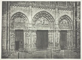 Hovedportalen, Chartres-katedralen
