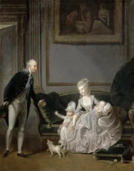 Familien til Louis Philippe Joseph dOrléans 1747-1793 på Palais-Royal, 1776