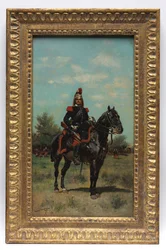 Mounted Dragoon Officer, 1876.