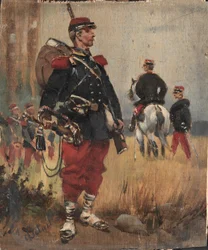 Soldater, ca. 1892.