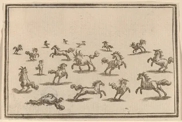 Hester som løper