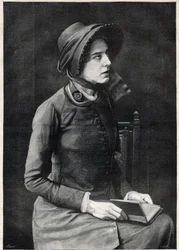 Miss Kate Booth (Catherine Booth-Clibborn (Booth Clibborn), marechale of the Salvation Armee (1858-1955) - Gravering av Navellier i "The Illustrous Diary" fra 1891