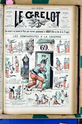 Omslag til "" Le Grelot"", nummer 1025, Satirical in Colors