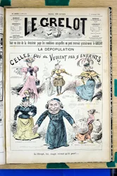 Omslag til "" Le Grelot"", nummer 1342, Satirical in Colors