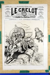 Omslag til "" Le Grelot"", nummer 439, Satirical in Colors