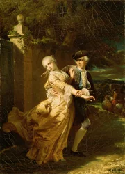 Lovelace bortfører Clarissa Harlowe