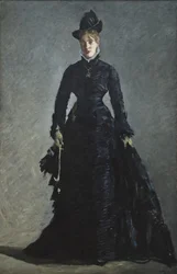 En parisisk dame (olje på lerret)