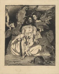 Dead Christ with Angels Christ aux anges, 18661867.