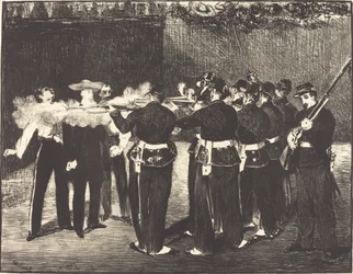 Maximilians død ved Queretaro (L