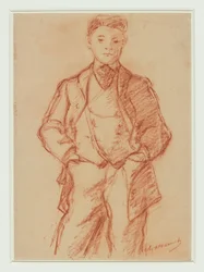 Manet - Portrett av Léon Koëlla-Leenhoff, rundt 1868