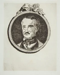 Portrett av Edgar Allan Poe, 1876.