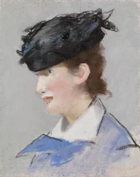 Portrait of a Lady, ca. 1882-83 (pastell på grunnet linlerret)