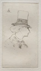 Profilportrett av Charles Baudelaire