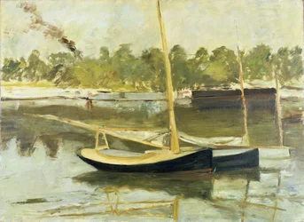 Studie av en båt ved Argenteuil