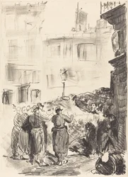 Barrikaden La barrikaden, 1871.