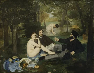 Lunchen på gresset, 1863