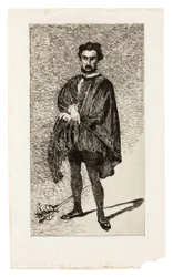 The Tragic Actor (Rouvière i rollen som Hamlet)
