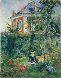 Et hjørne av Bellevue Garden, 1880.