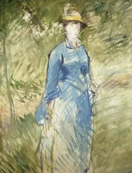 Ung kvinne i det grønne; Ung kvinne i det grønne, 1882