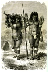 Et par ticuna-indianere fra Peru