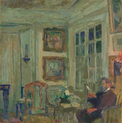 Arthur Fontaine Reading; Arthur Fontaine lesning, 1904