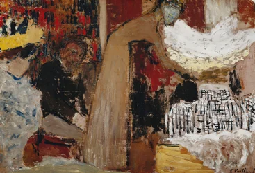 På forestillingen; Au Spectacle, ca. 1895