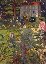 Garden at Vaucresson, 1920 (valpesyke på lerret)