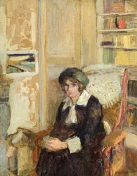 Lucie Belin på kunstnerhjemmet