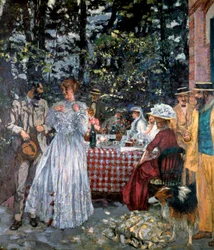 Lunsj på Vasouy, 1901