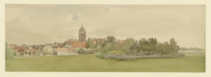 Nordtysk tettsted med kirke