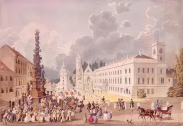 Hochfürstl. Slottet på Schlossplatz