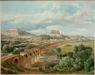 Jernbaneviadukt (viadukten til Brno-grenen til keiser Ferdinands nordlige jernbane).