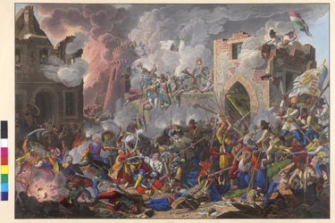 Den seiersrike gjenerobringen av Buda den 2. september 1686 av Ungarn