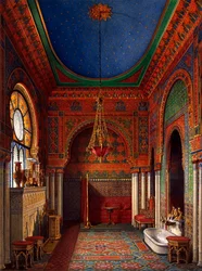 Interiøret til vinterpalasset, 1870.