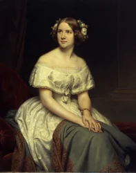 Portrett av sangeren Jenny Lind