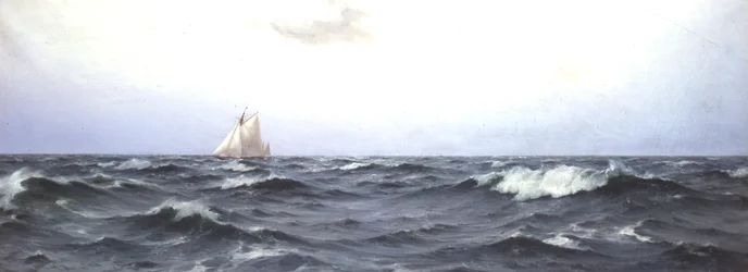 Valkyrie II krysser Atlanterhavet, ca. 1893