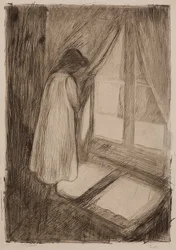 Jenta ved vinduet. 1894