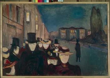 Kveld på Karl Johan