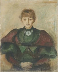 Ragnhild Backstrom, ca. 1894 (pastell på lerret)