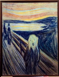 Skriket. Maleri av Edvard Munch