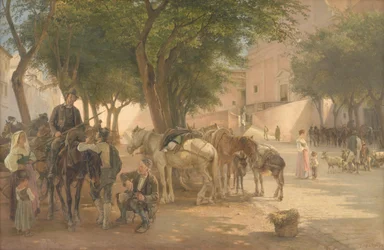Ved Capuchin-klosteret i Roma